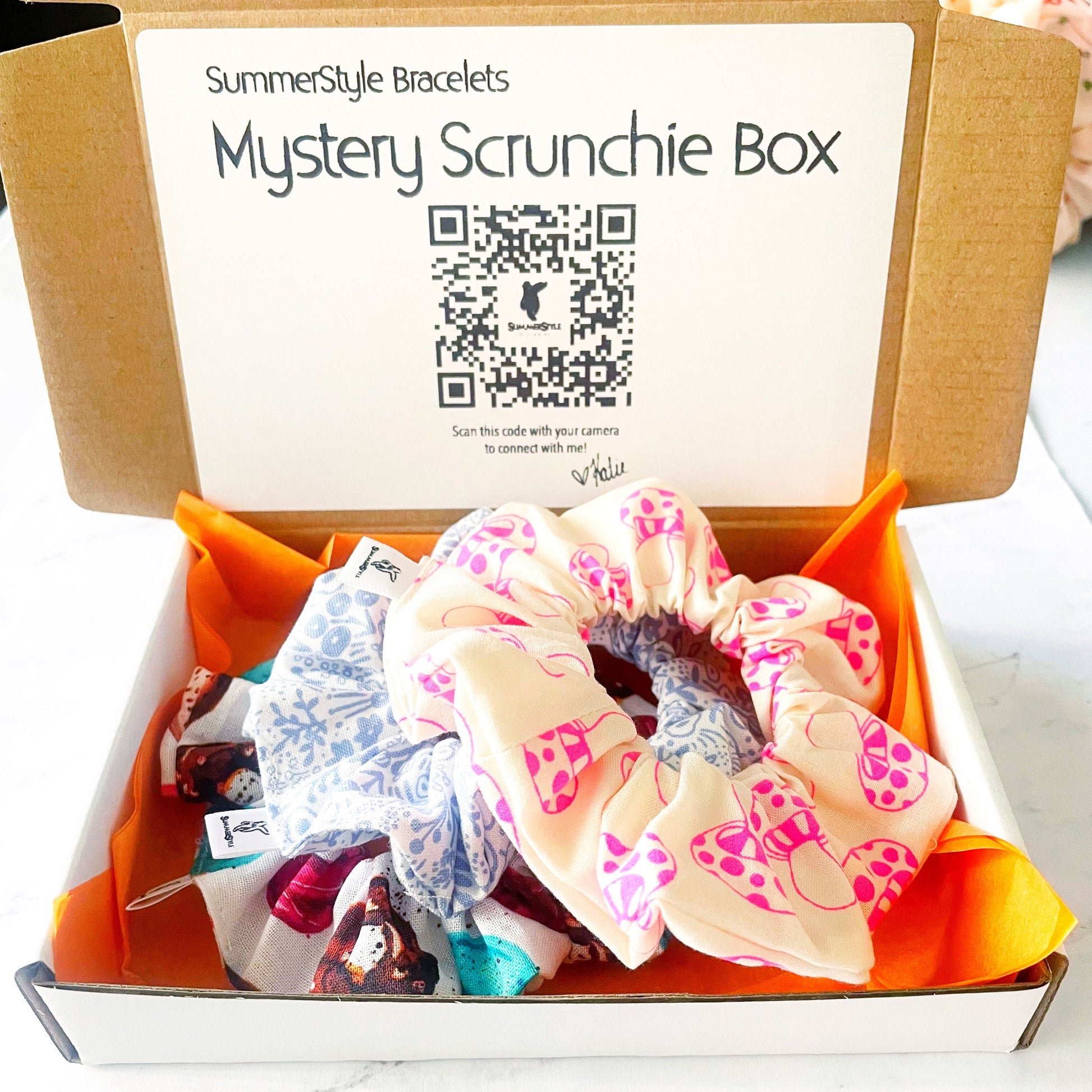 Scrunchie Mystery Box, Scrunchie Bundle, Surprise Scrunchies, Grab Bag, Scrunchie Trio, Mystery Gift, SummerStyle Bracelets