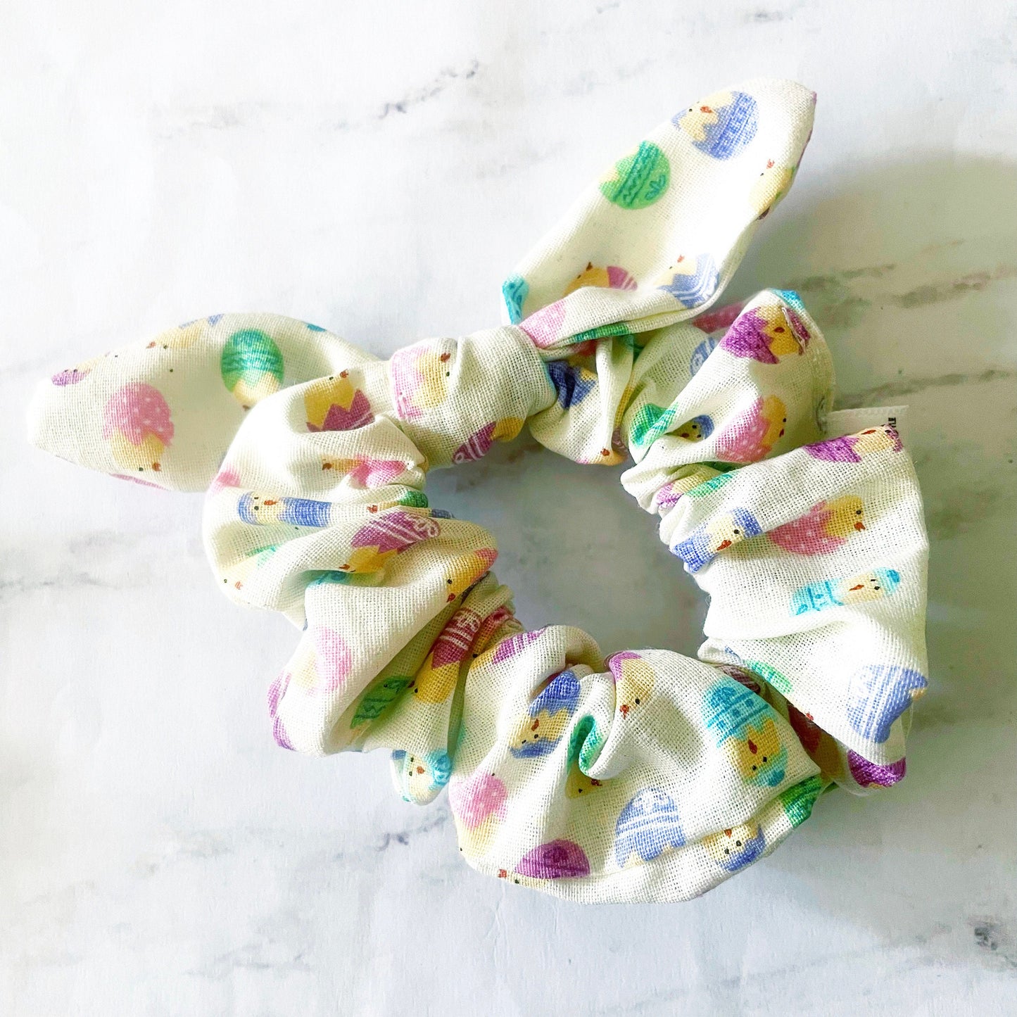 EASTER Chicks Scrunchie, Bow Scrunchie, Hair Bow, Hair Accessories, Bow Hair Tie, SummerStyle Bracelets