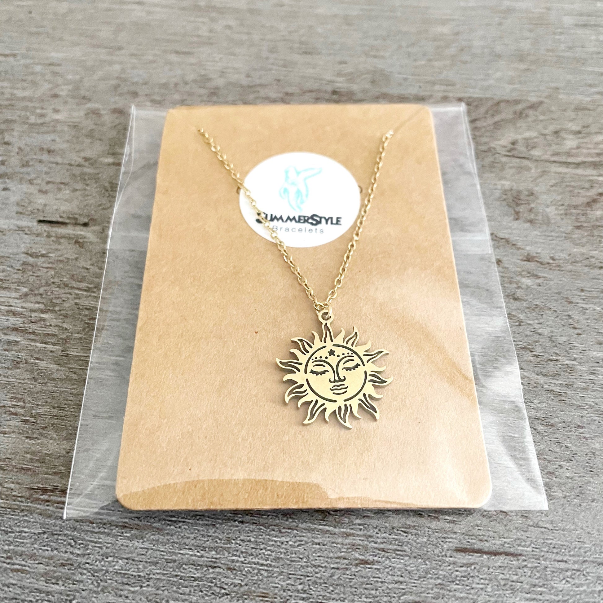 Solar Moon Gift Box, Curated Gift, Sun Jewelry, Sun Scrunchie, Gift Box for Her, Ready to Ship Gift, SummerStyle Bracelets