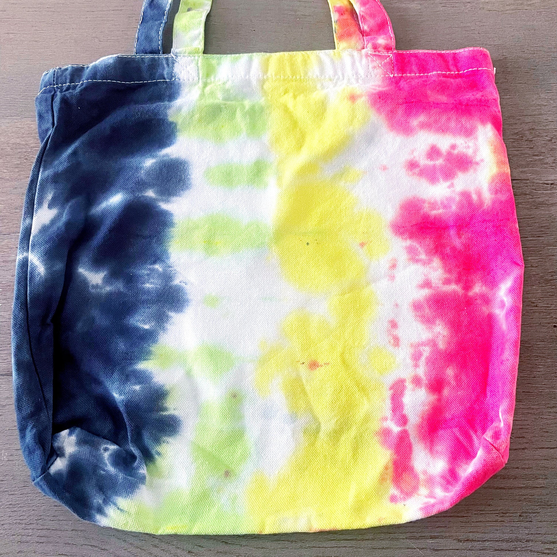 One of a Kind Lightning Eyes Embroidered Tie Dye Tote Bag, Canvas Tote, Reusable Bag, Hand Embroidery, SummerStyle Bracelets