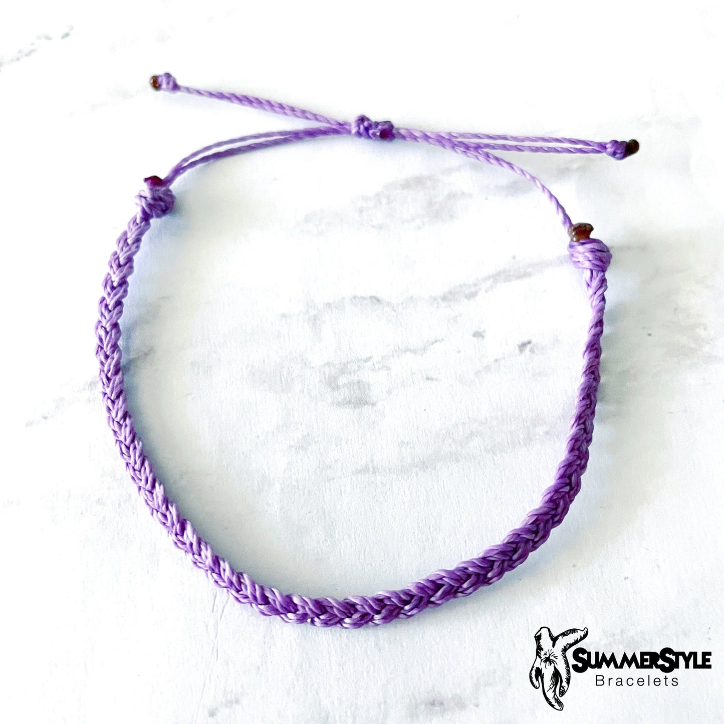 Lavender Peace Sign Bracelet Set, Hippie Jewelry, SummerStyle Bracelets