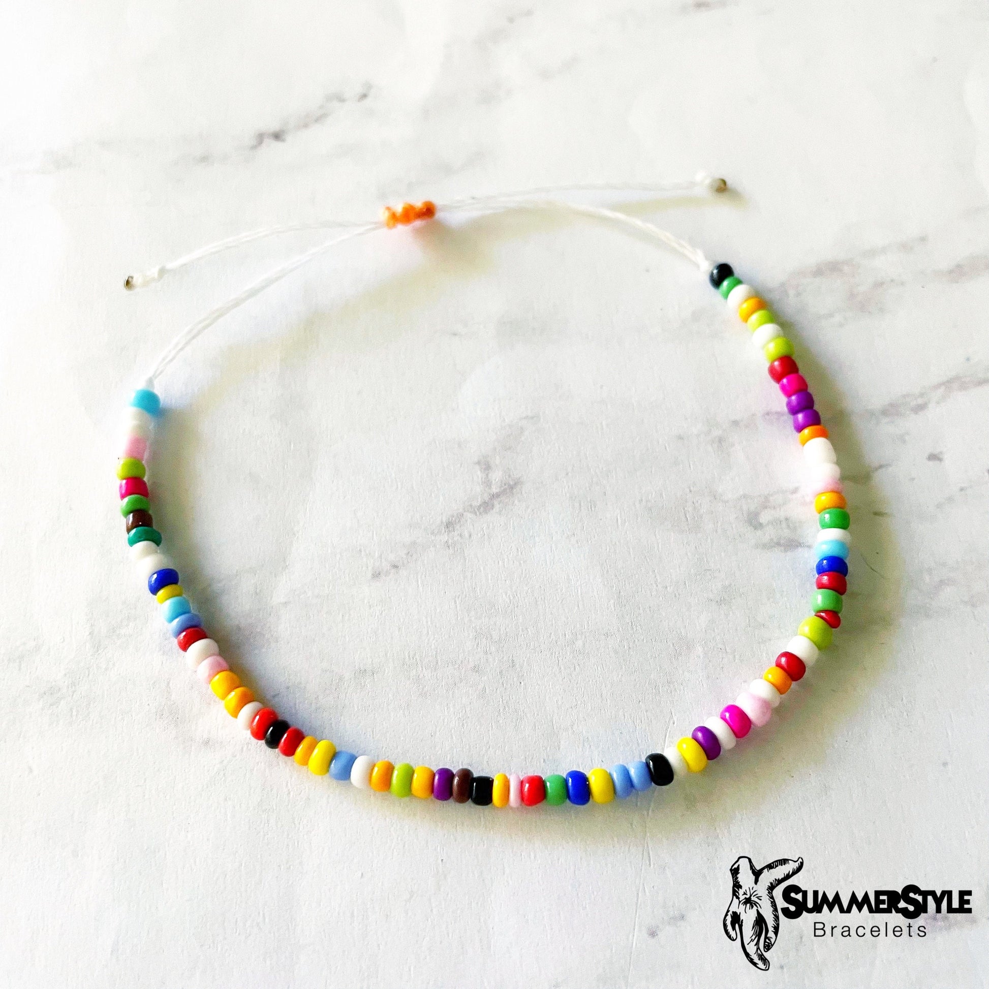 Stackable Rainbow Beaded Bracelets, Bracelet Stack, Seed Bead Bracelets, Rainbow Jewelry, SummerStyle Bracelets