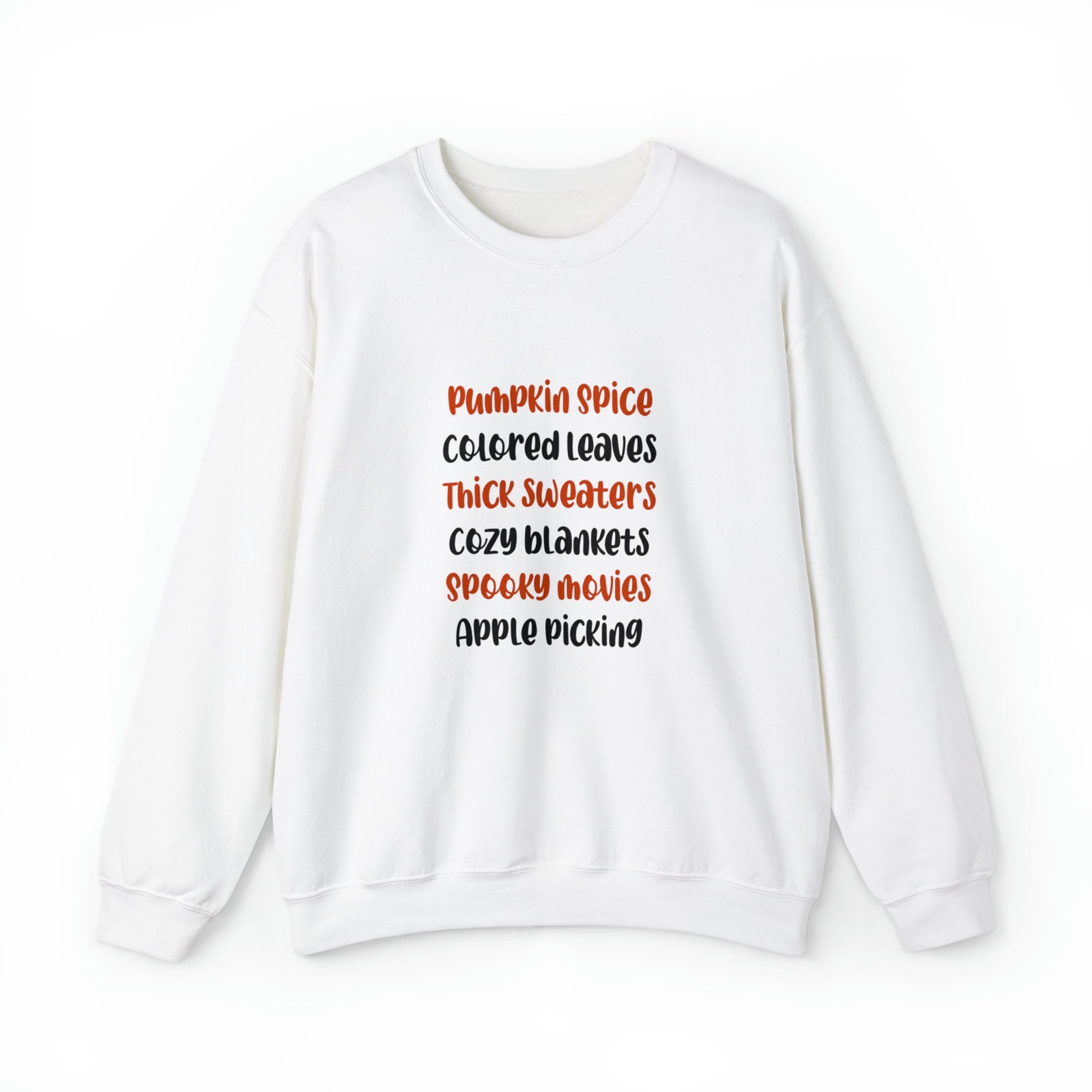 Fall Favorites AF Unisex Heavy Blend Crewneck Sweatshirt, Halloween Sweatshirt, Cotton Crewneck, SummerStyle Bracelets