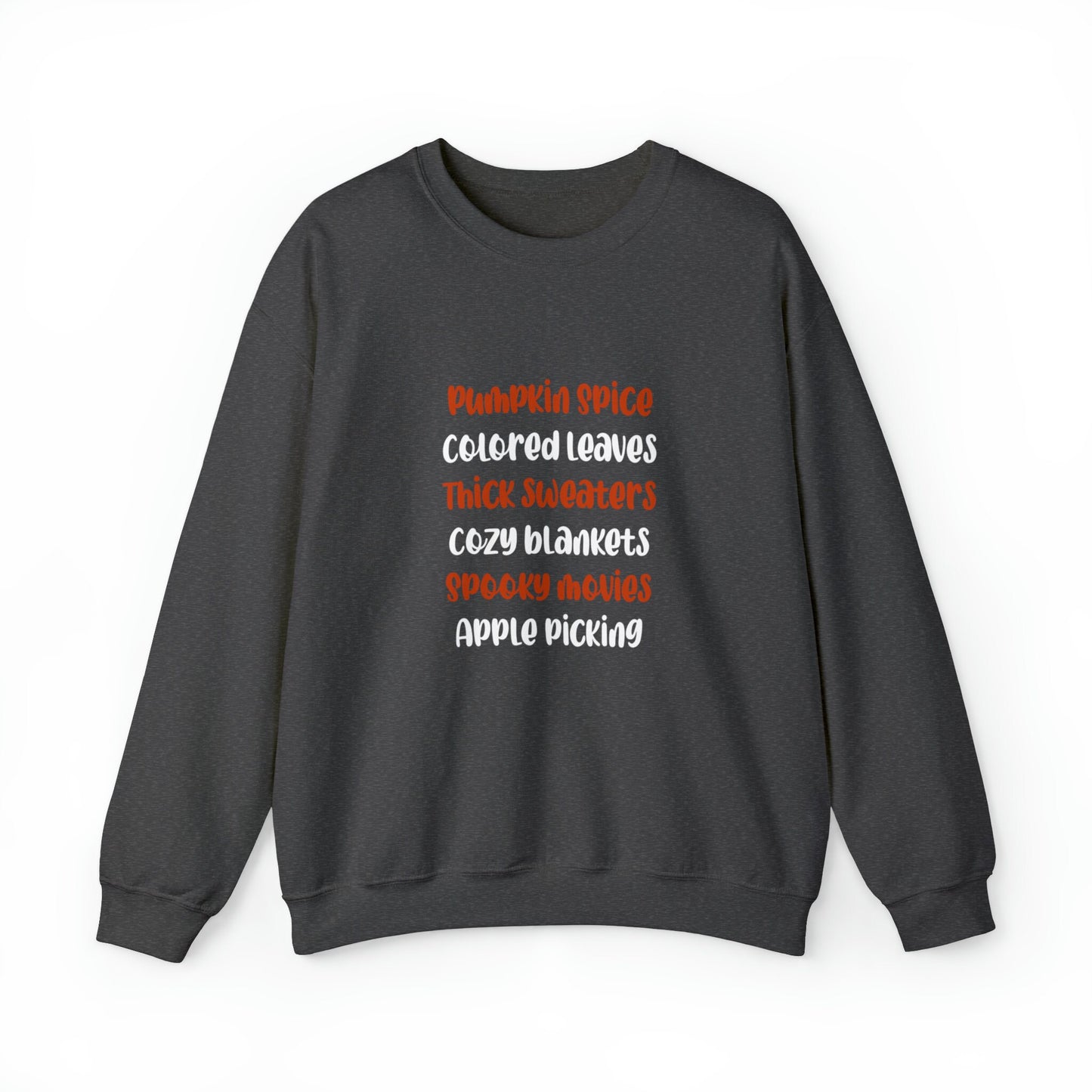 Fall Favorites AF Unisex Heavy Blend Crewneck Sweatshirt, Halloween Sweatshirt, Cotton Crewneck, SummerStyle Bracelets