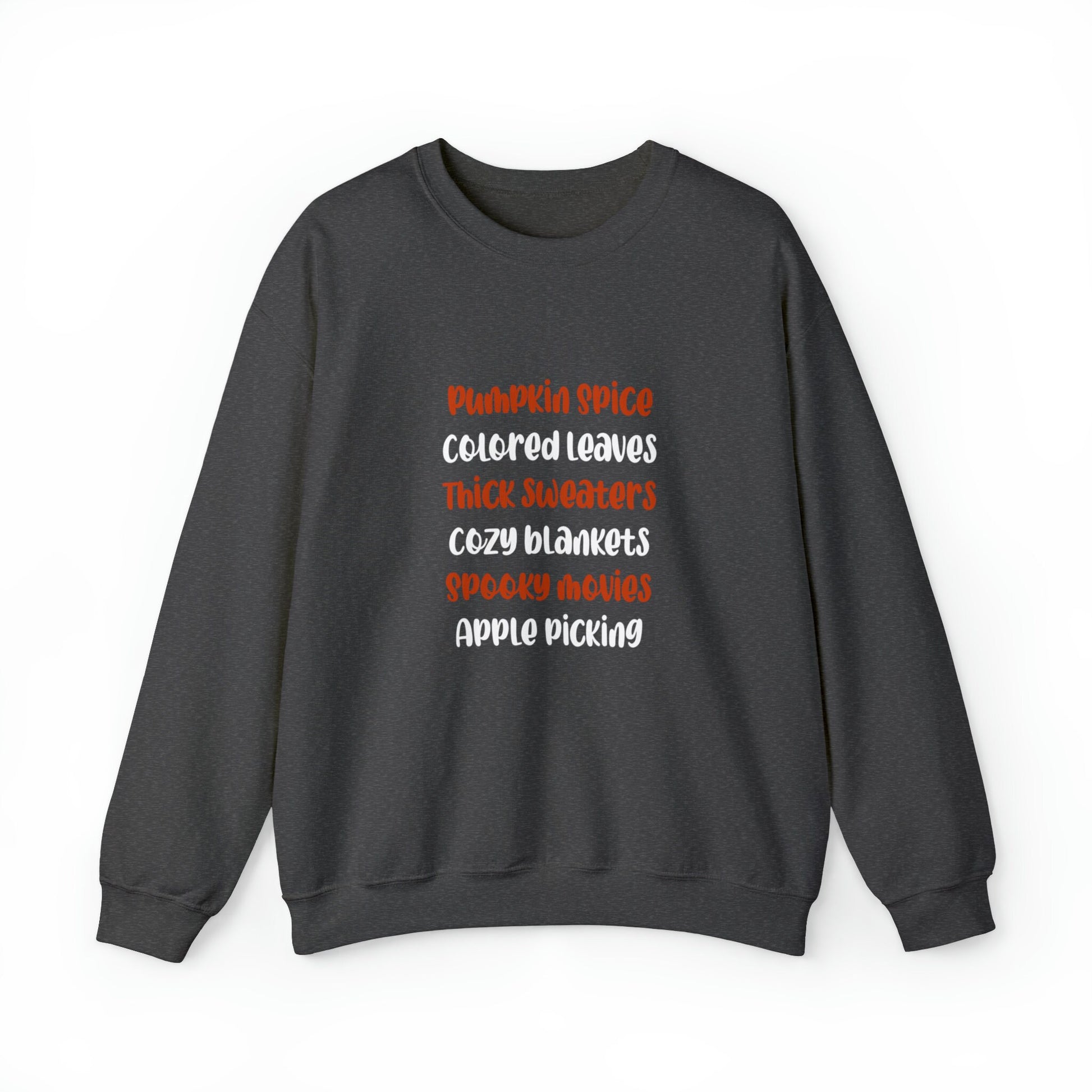 Fall Favorites AF Unisex Heavy Blend Crewneck Sweatshirt, Halloween Sweatshirt, Cotton Crewneck, SummerStyle Bracelets