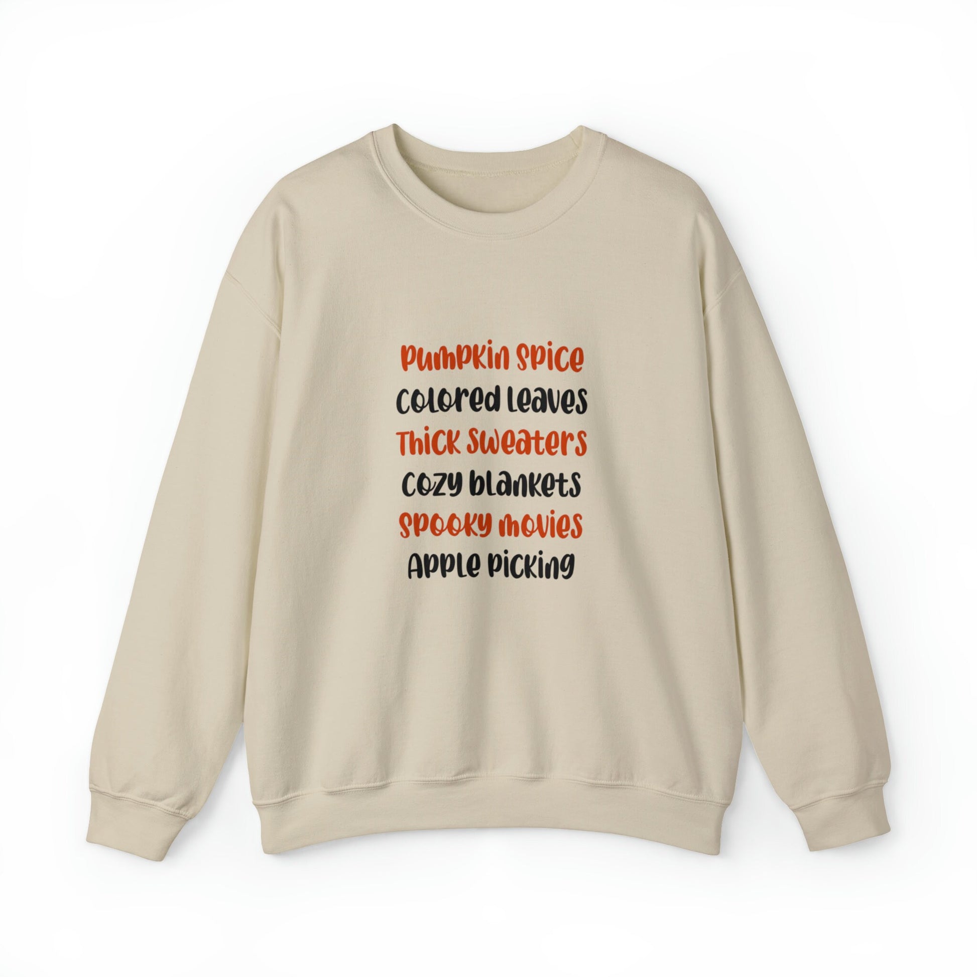 Fall Favorites AF Unisex Heavy Blend Crewneck Sweatshirt, Halloween Sweatshirt, Cotton Crewneck, SummerStyle Bracelets