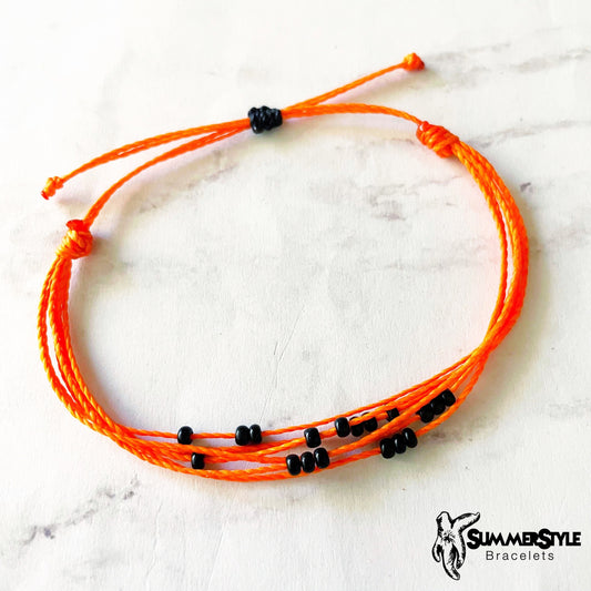 HALLOWEEN Jack-o’-Lantern Adjustable Waterproof Bracelet Set, Halloween Jewelry, Pumpkin Bracelet, SummerStyle Bracelets