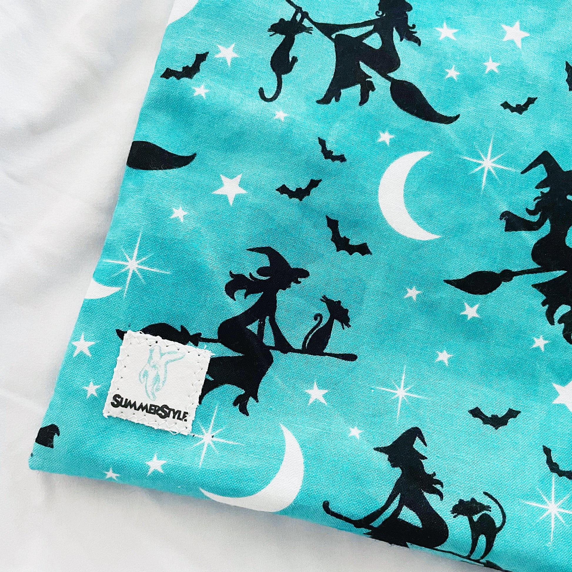 HALLOWEEN Midnight Witch Reversible Bookish Tote Bag, Reversible Tote, Trick or Treat Bag, Book Tote, SummerStyle Bracelets