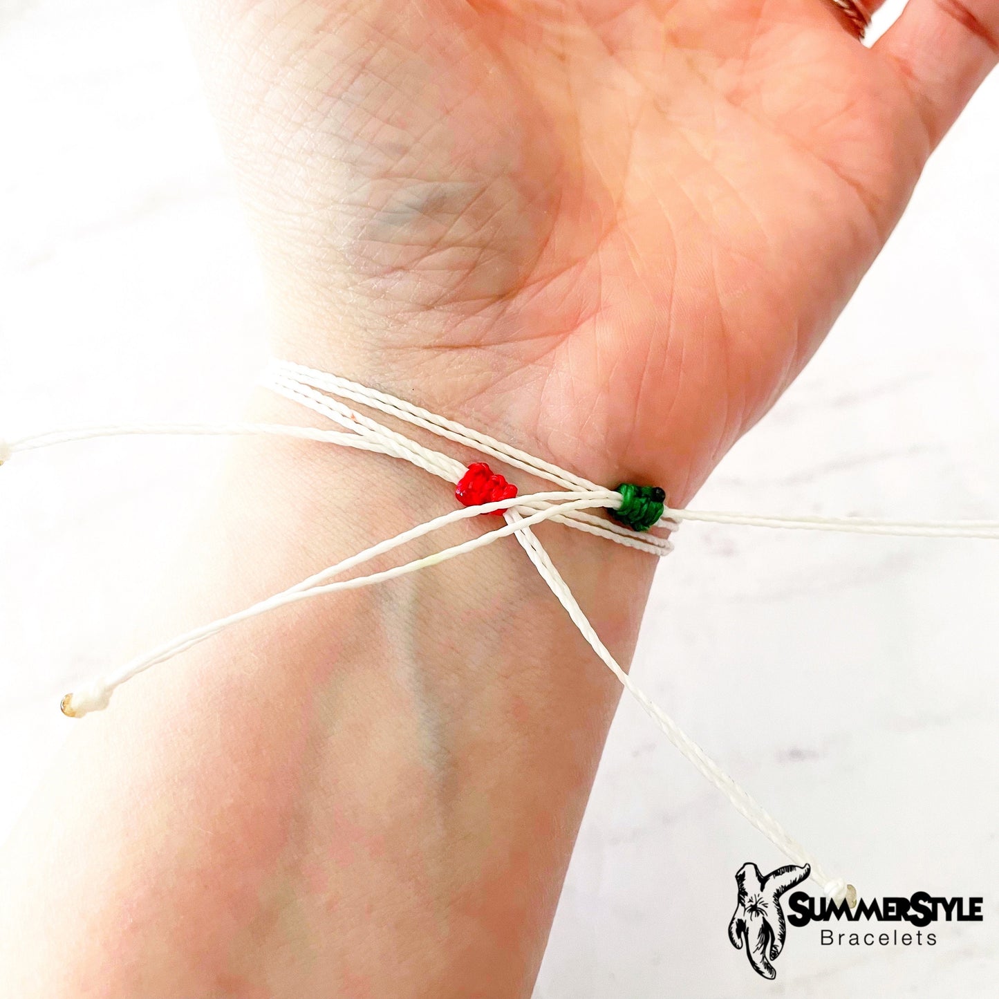 CHRISTMAS Jingle Bell Adjustable Waterproof Bracelet, Holiday Jewelry, Christmas Jewelry, SummerStyle Bracelets