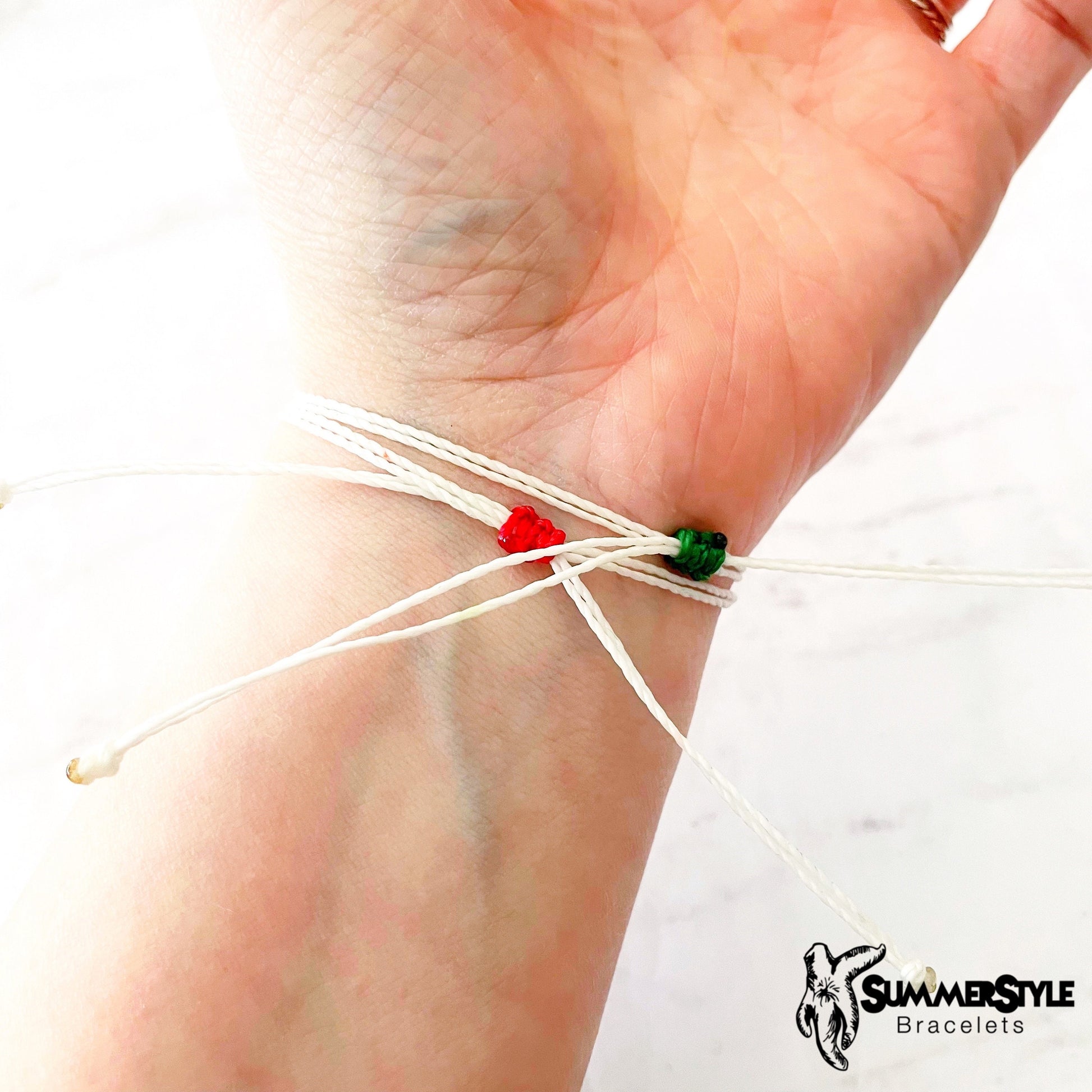 CHRISTMAS Jingle Bell Adjustable Waterproof Bracelet, Holiday Jewelry, Christmas Jewelry, SummerStyle Bracelets