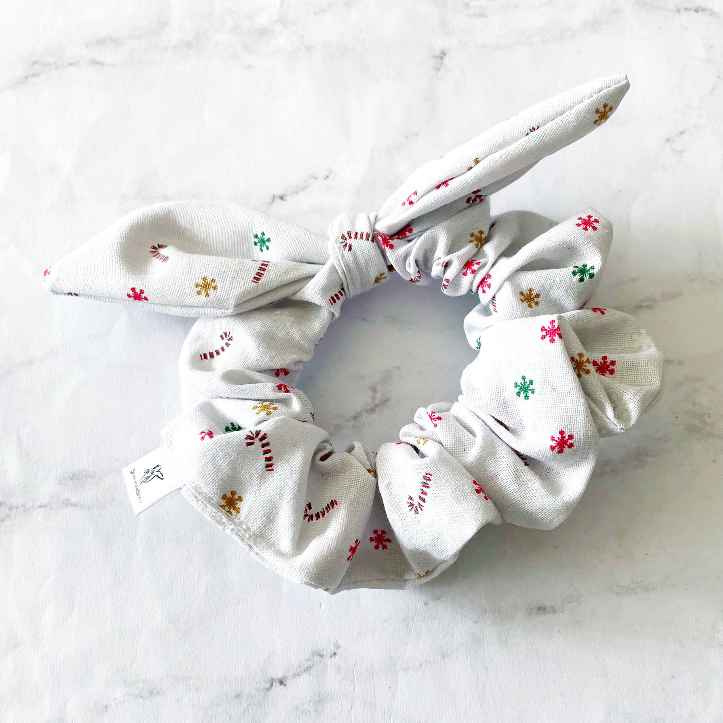 CHRISTMAS Holiday Goodies Bow Scrunchie, Scrunched Bow Hair Tie, Hair Accessories, Bow Hair Tie, SummerStyle Bracelets