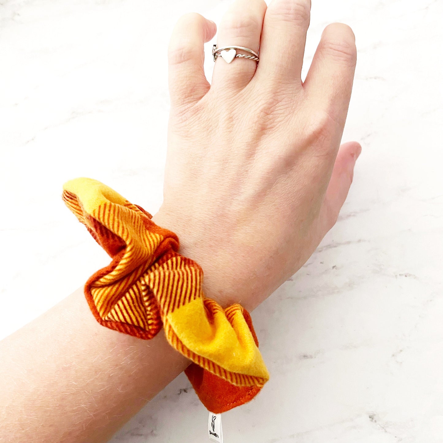 Autumn Plaid Flannel Scrunchie, Fall Accessories, Soft Scrunchie, Fall Flannel, SummerStyle Bracelets