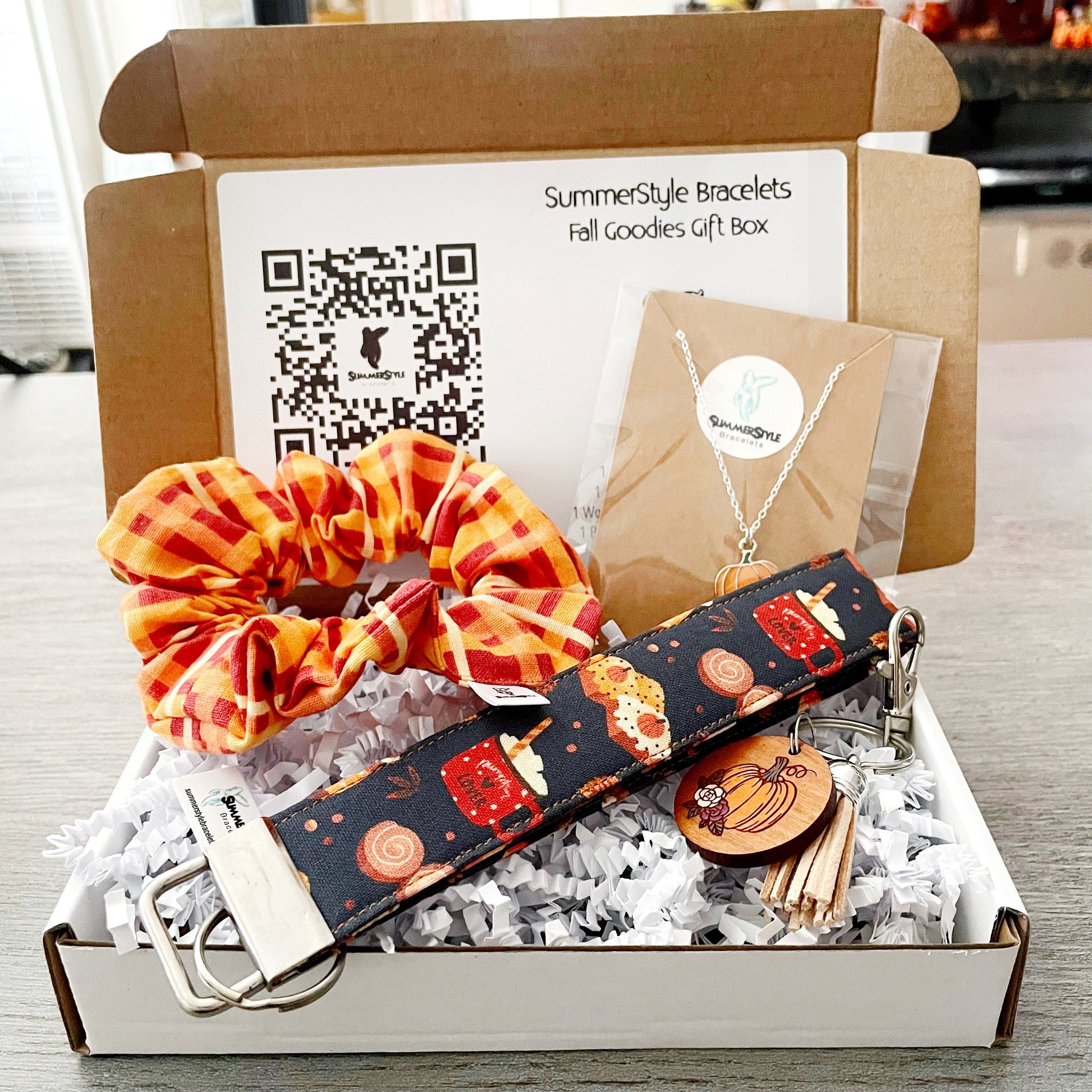 Fall Goodies Gift Box, Curated Gift Box, Autumn Jewelry, Fall Accessories, Gift Set, Ready to Ship Gift, SummerStyle Bracelets