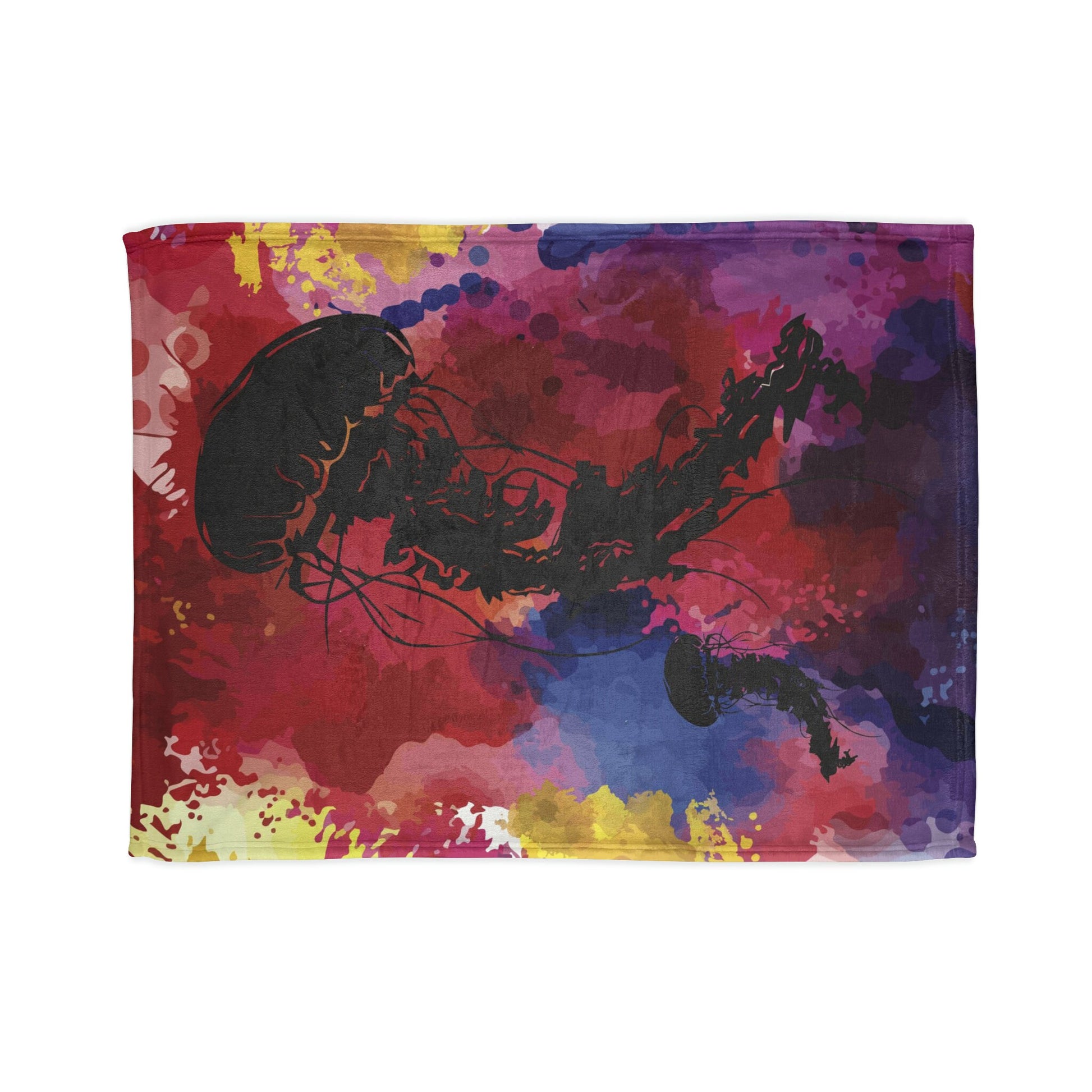 Watercolor Jellyfish Soft Polyester Blanket, Cozy Throw Blanket, Jellyfish Blanket, SummerStyle Bracelets