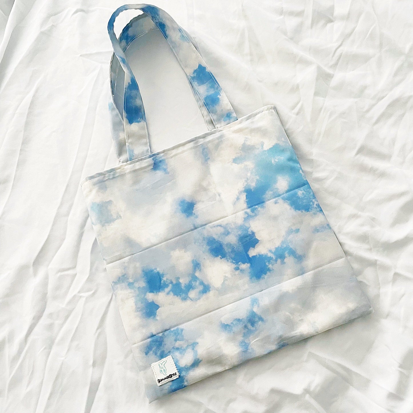 Head in the Clouds Reversible Bookish Tote Bag, Reversible Tote, Tablet Bag, Book Tote, SummerStyle Bracelets