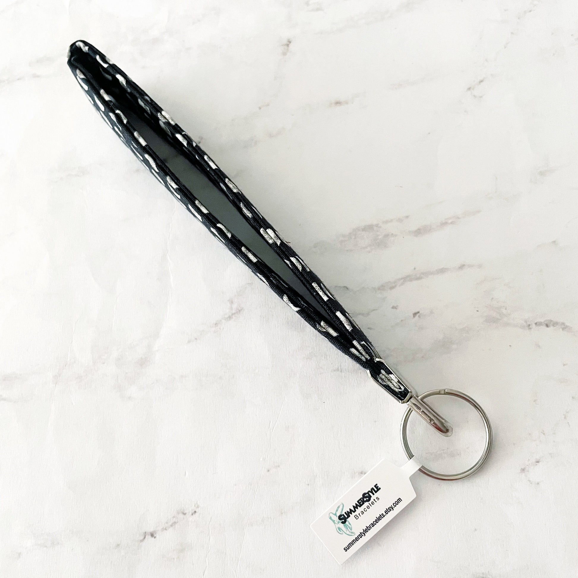 Mini Moon Phase Key Fob Wristlet, 6.5in Wristlet Lanyard, Keychain Wristlet, Handmade Lanyard, SummerStyle Bracelets