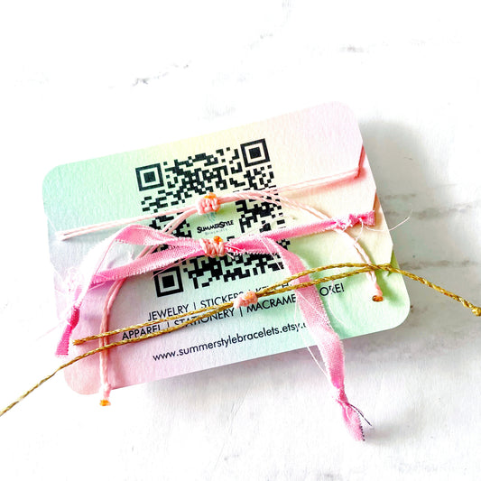 VALENTINE Vintage Love Bracelet Set, One of a Kind Bracelet Trio, Unique Bracelet Set, SummerStyle Bracelets