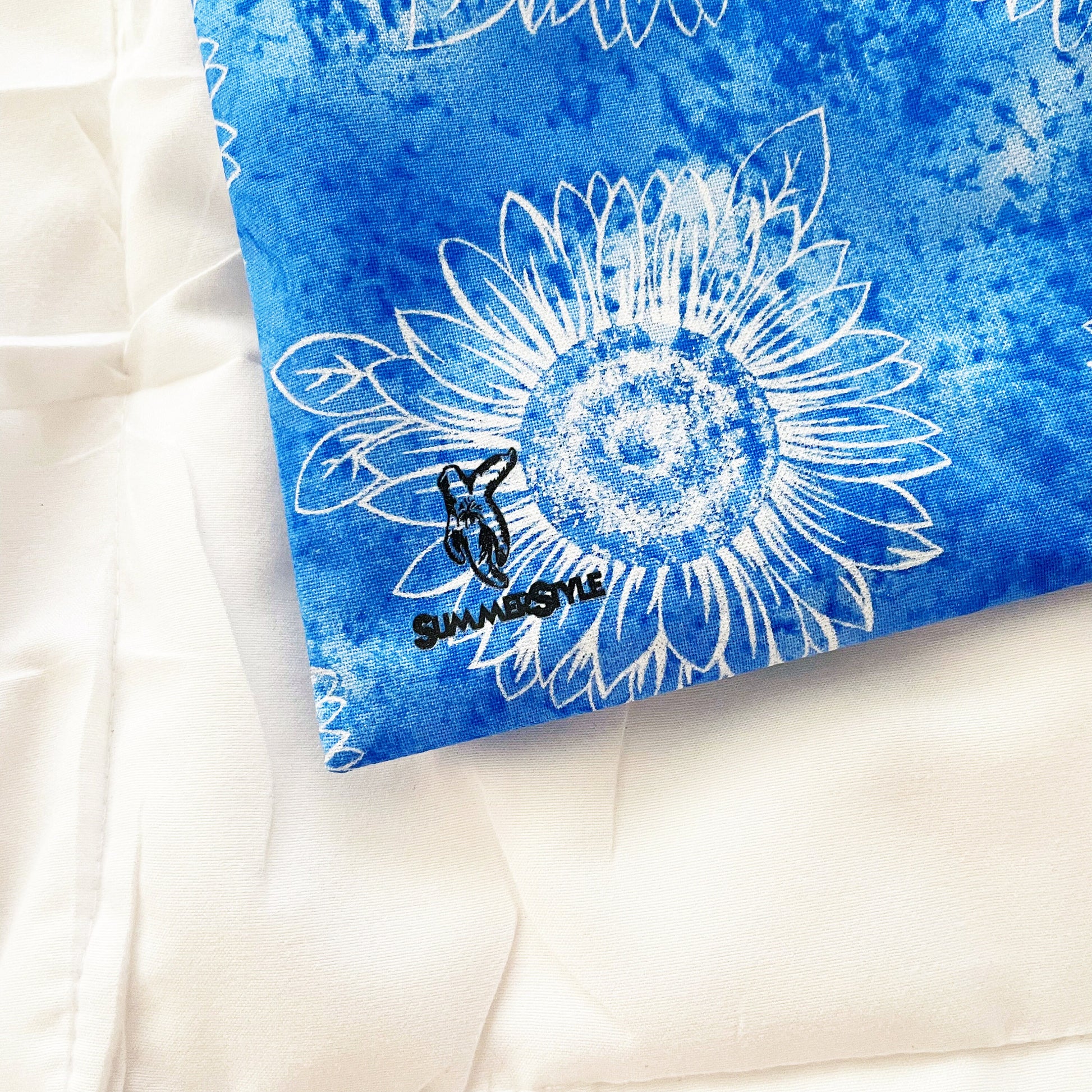 Ocean of Sunflowers Reversible Bookish Tote Bag, Reversible Tote, Tablet Bag, Book Tote, SummerStyle Bracelets