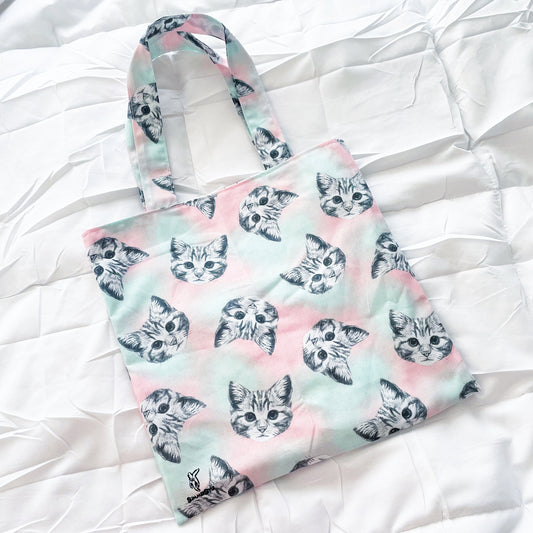 Atomic Kitty Reversible Bookish Tote Bag, Reversible Tote, Tablet Bag, Book Tote, SummerStyle Bracelets