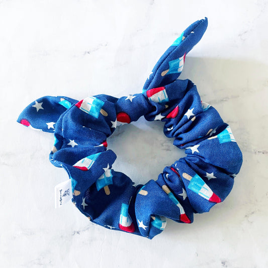 Patriotic Popsicle Bow Scrunchie, July 4th Accessories, Hair Accessories, Bow Hair Tie, SummerStyle Bracelets