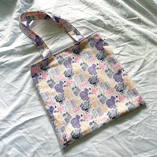 Book Girly Reversible Bookish Tote Bag, Reversible Tote, Tablet Bag, Book Tote, SummerStyle Bracelets