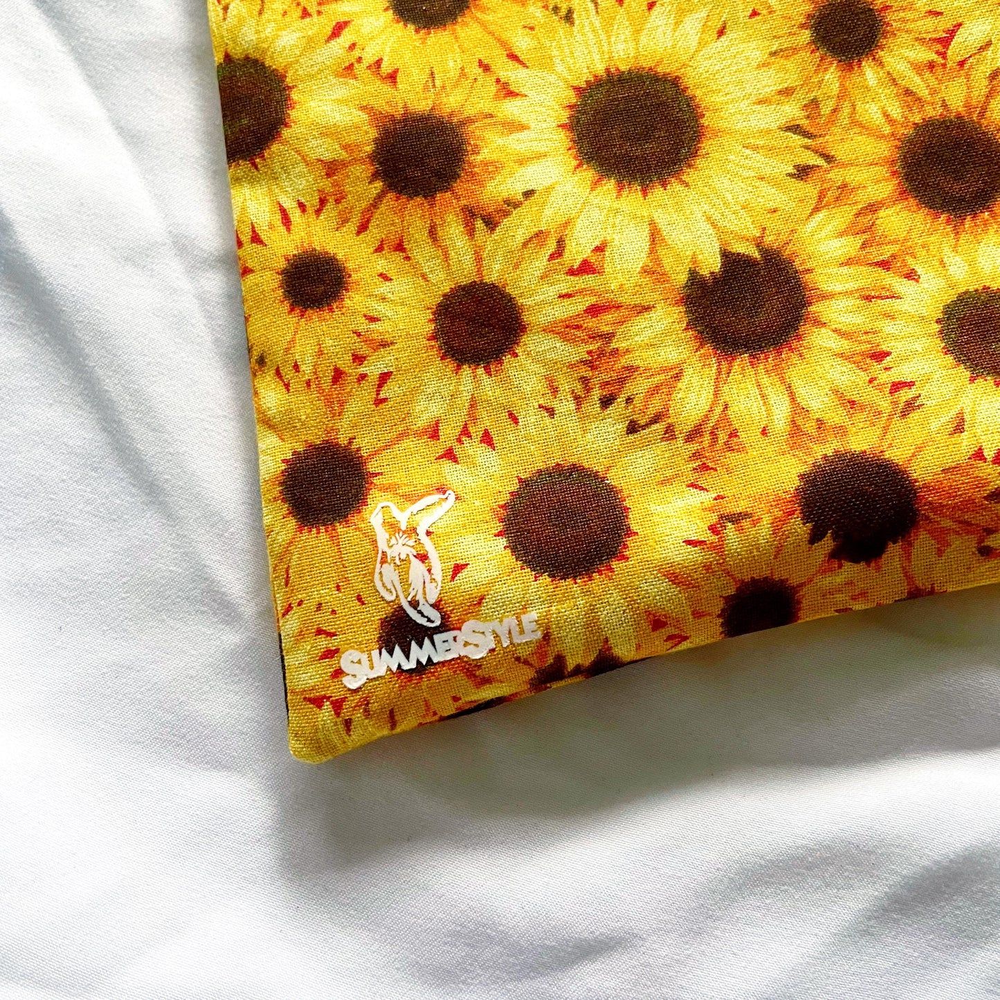 Sunny Sunflower Reversible Bookish Tote Bag, Reversible Tote, Tablet Bag, Book Tote, SummerStyle Bracelets