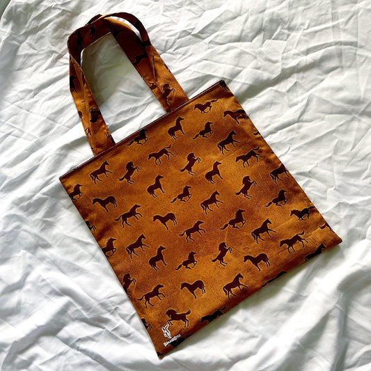 Hold Your Horses Reversible Bookish Tote Bag, Reversible Tote, Tablet Bag, Book Tote, SummerStyle Bracelets