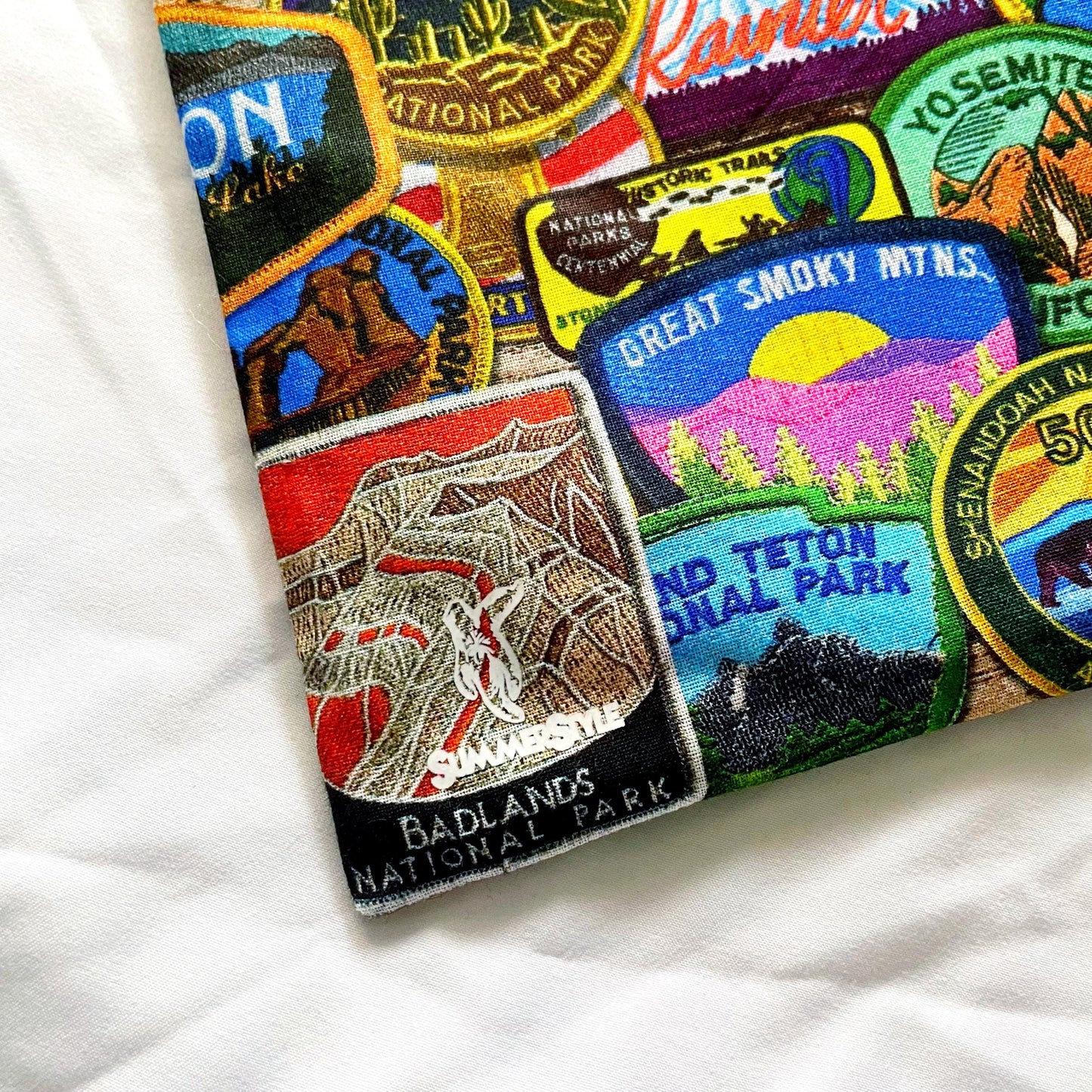 Park Patches Reversible Bookish Tote Bag, Reversible Tote, Tablet Bag, Book Tote, SummerStyle Bracelets