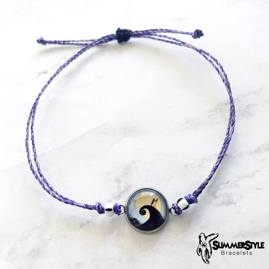HALLOWEEN Spooky Hill Adjustable Waterproof Bracelet, Halloween Jewelry, Spooky Bracelet, SummerStyle Bracelets
