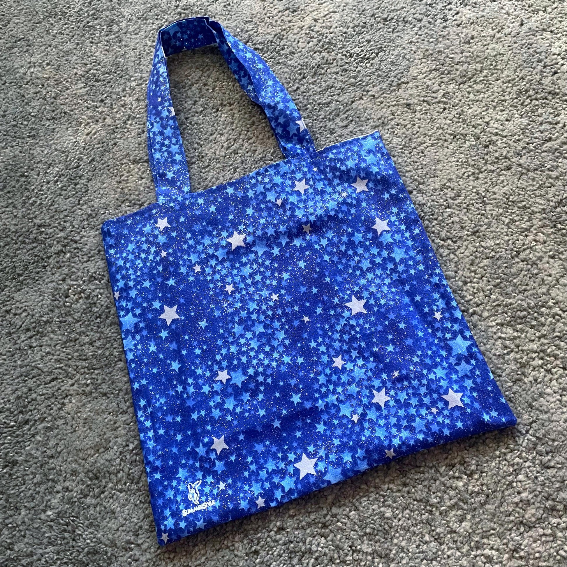 Sparkly Stars Gift Box, Curated Gift, Celestial Jewelry, Glitter Tote Bag, Gift Box for Her, Ready to Ship Gift, SummerStyle Bracelets