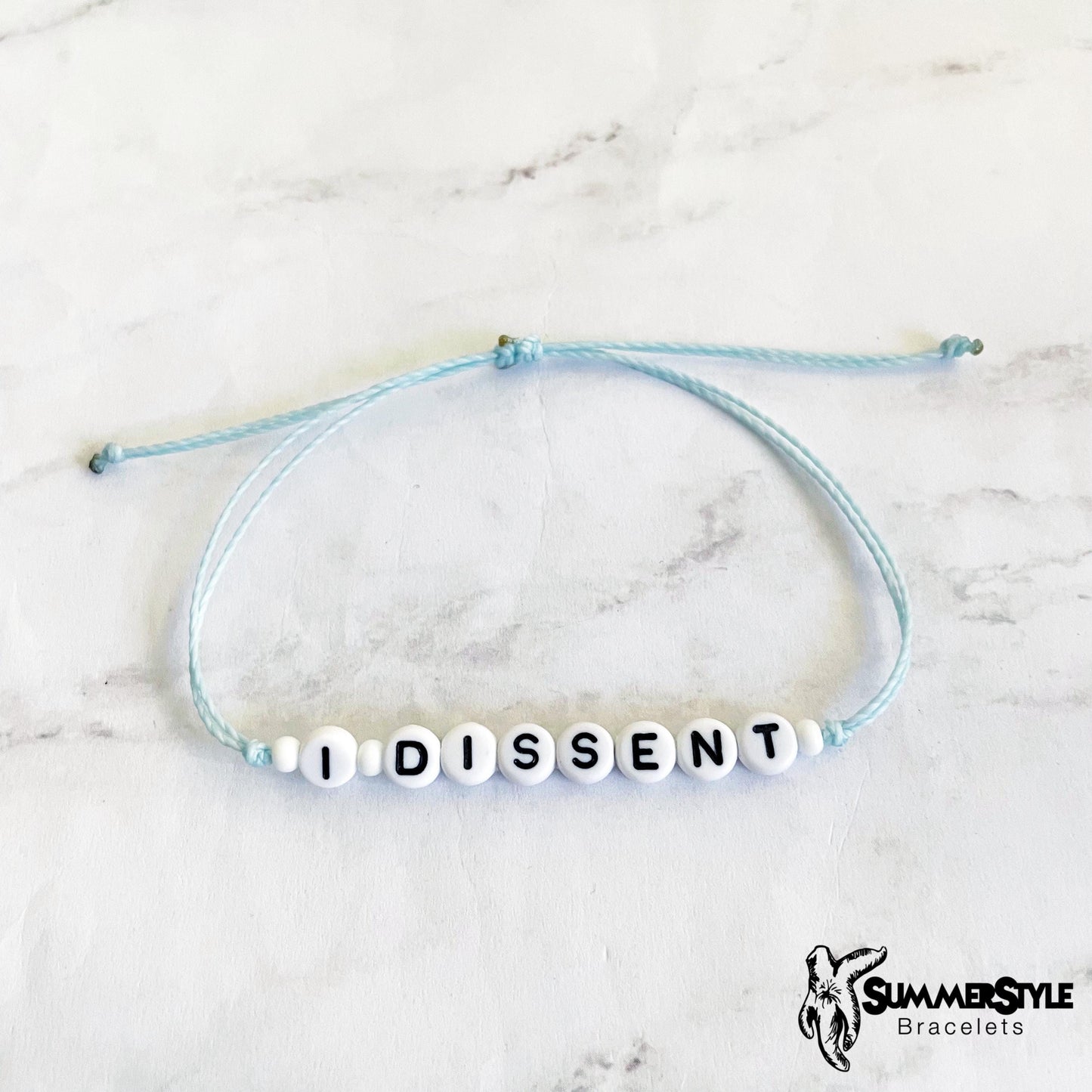 Blue Motivation Adjustable Waterproof Bracelets, Friendship Bracelets, Alpha Bracelets, Hope Bracelets, SummerStyle Bracelets