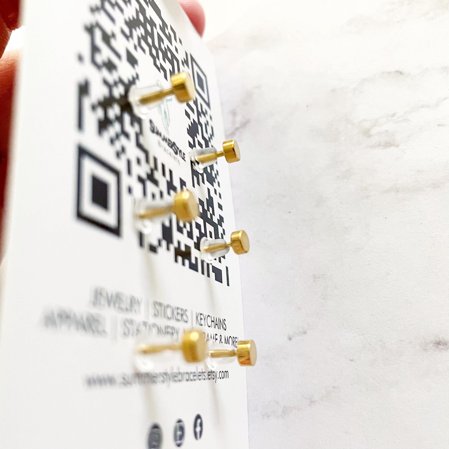 Happy Holiday Stud Earring Set, Stud Earrings Trio, Christmas Earrings, SummerStyle Braceles