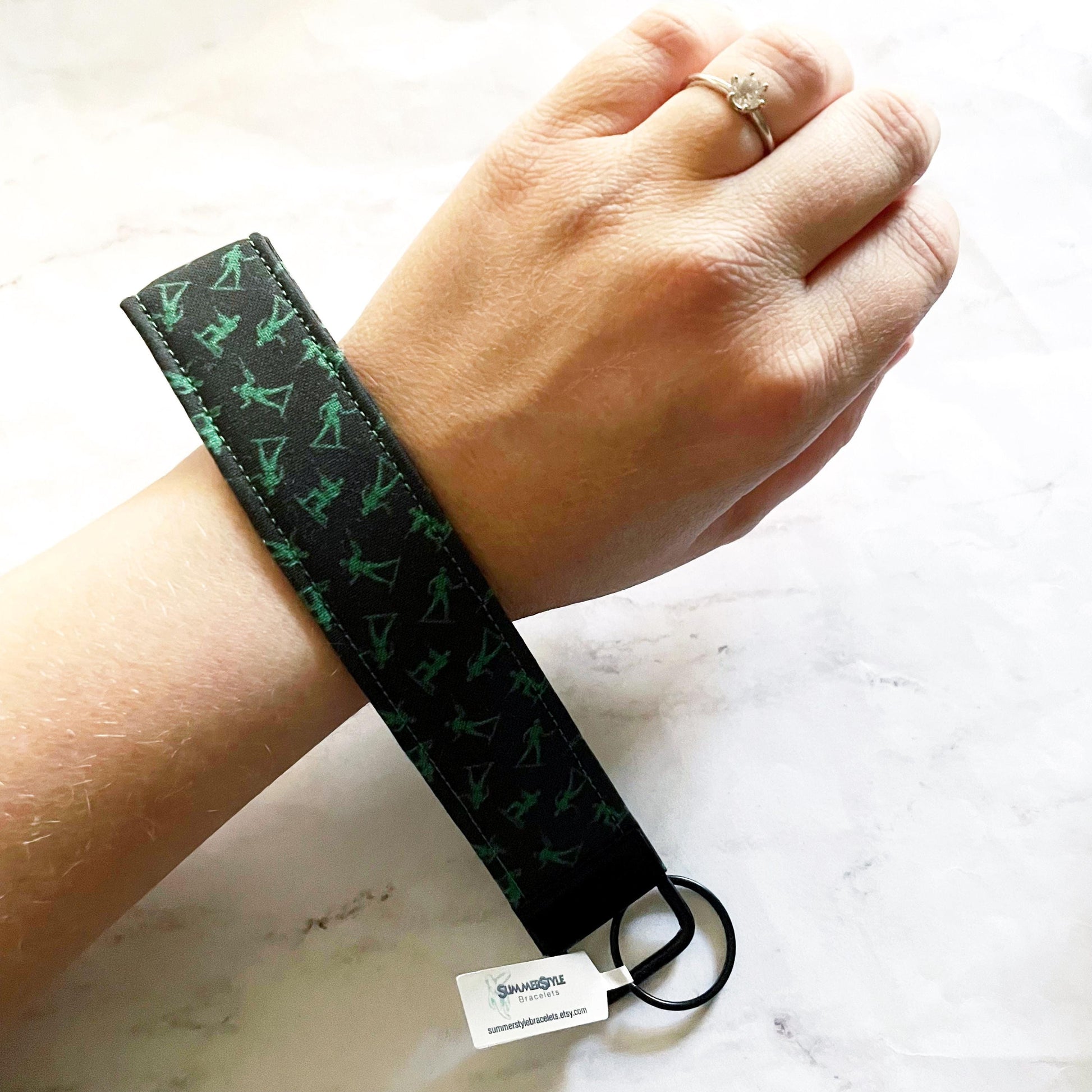 Army Men Key Fob Wristlet, 6.5in Wristlet Lanyard, Keychain Wristlet, Handmade Lanyard, SummerStyle Bracelets