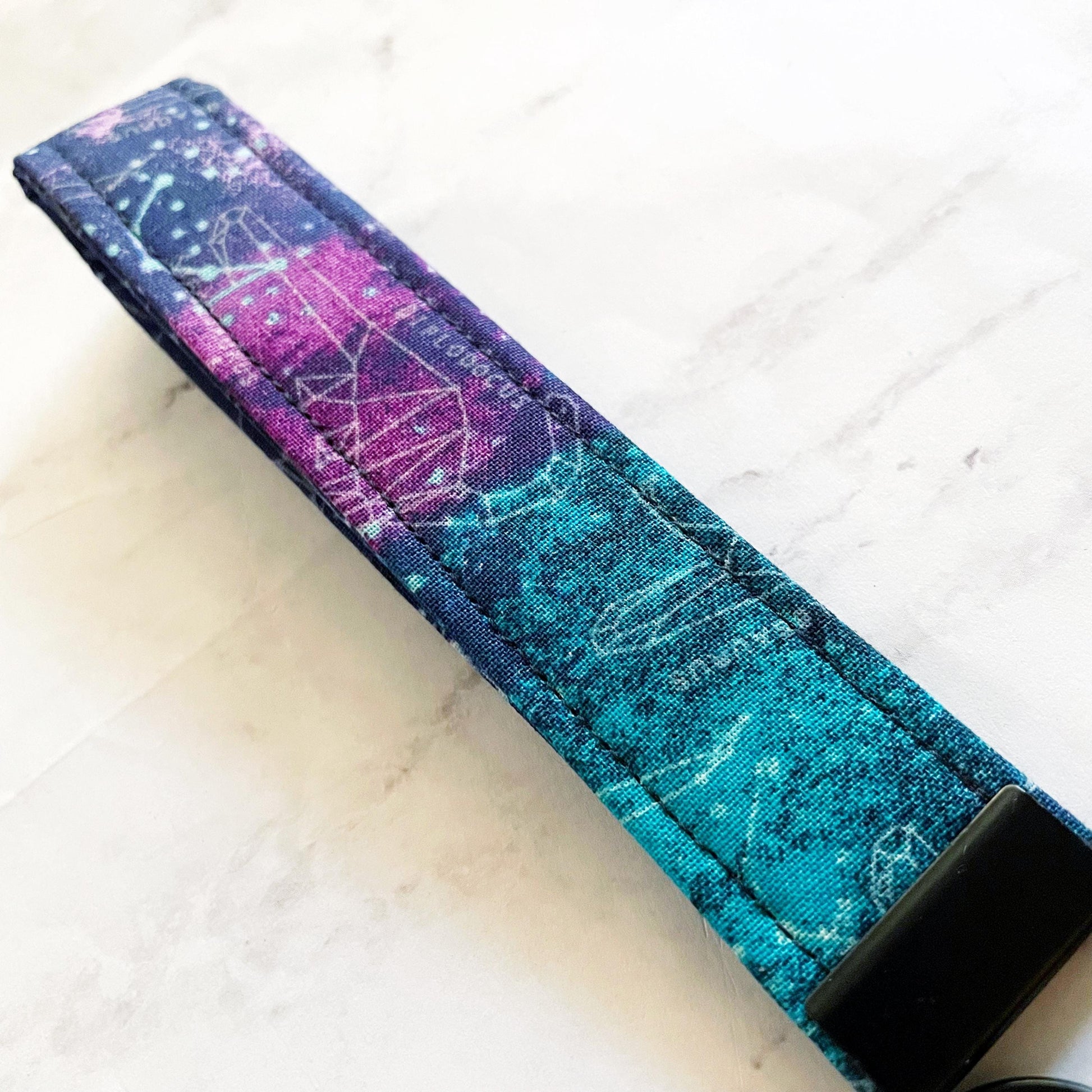 Dino Constellations Key Fob Wristlet, 6.5in Wristlet Lanyard, Keychain Wristlet, Handmade Lanyard, SummerStyle Bracelets