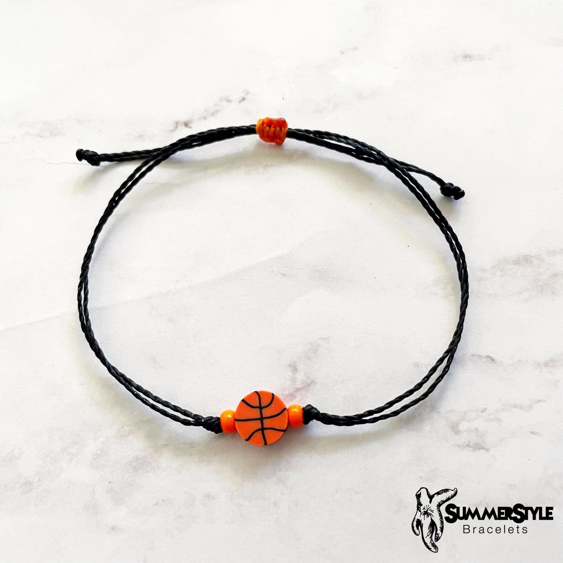 Basketball Bracelet Set, Sport Jewelry, Basketball Gift, SummerStyle Bracelets