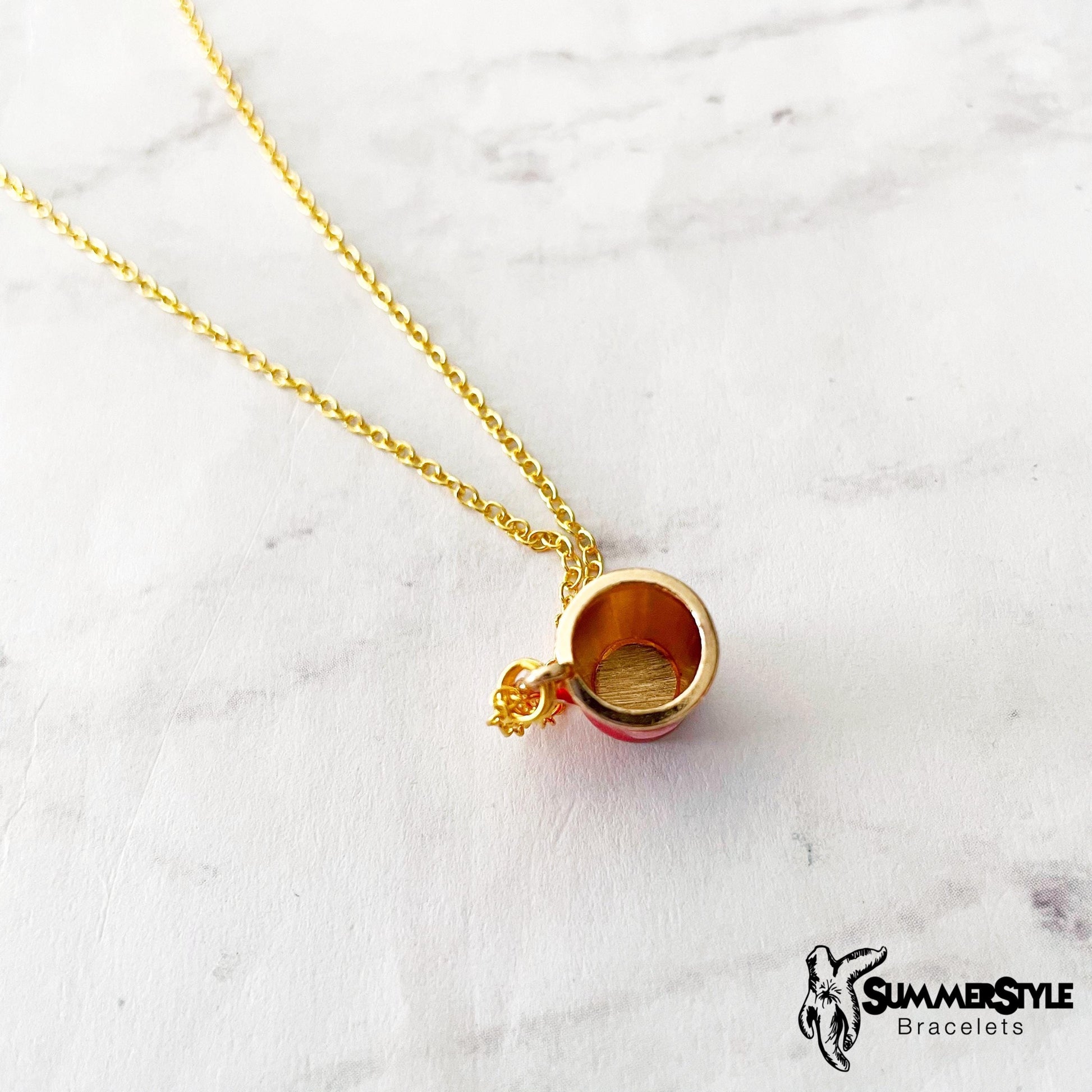 Valentine Coffee Charm Necklace, Valentine Jewelry, Stainless Steel Chain Necklace, SummerStyle Bracelets