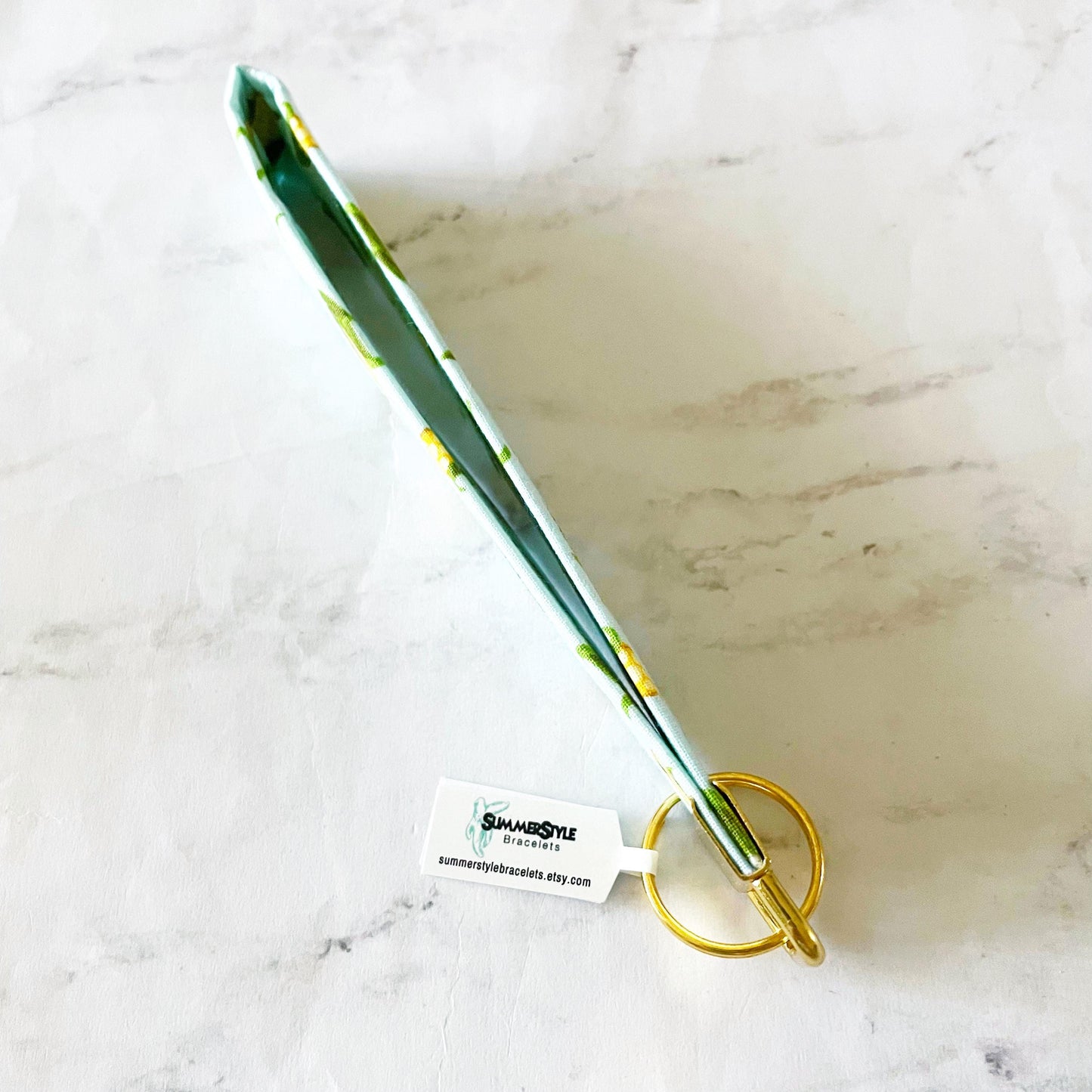 Corn Field Key Fob Wristlet, 6.5in Wristlet Lanyard, Keychain Wristlet, Handmade Lanyard, SummerStyle Bracelets