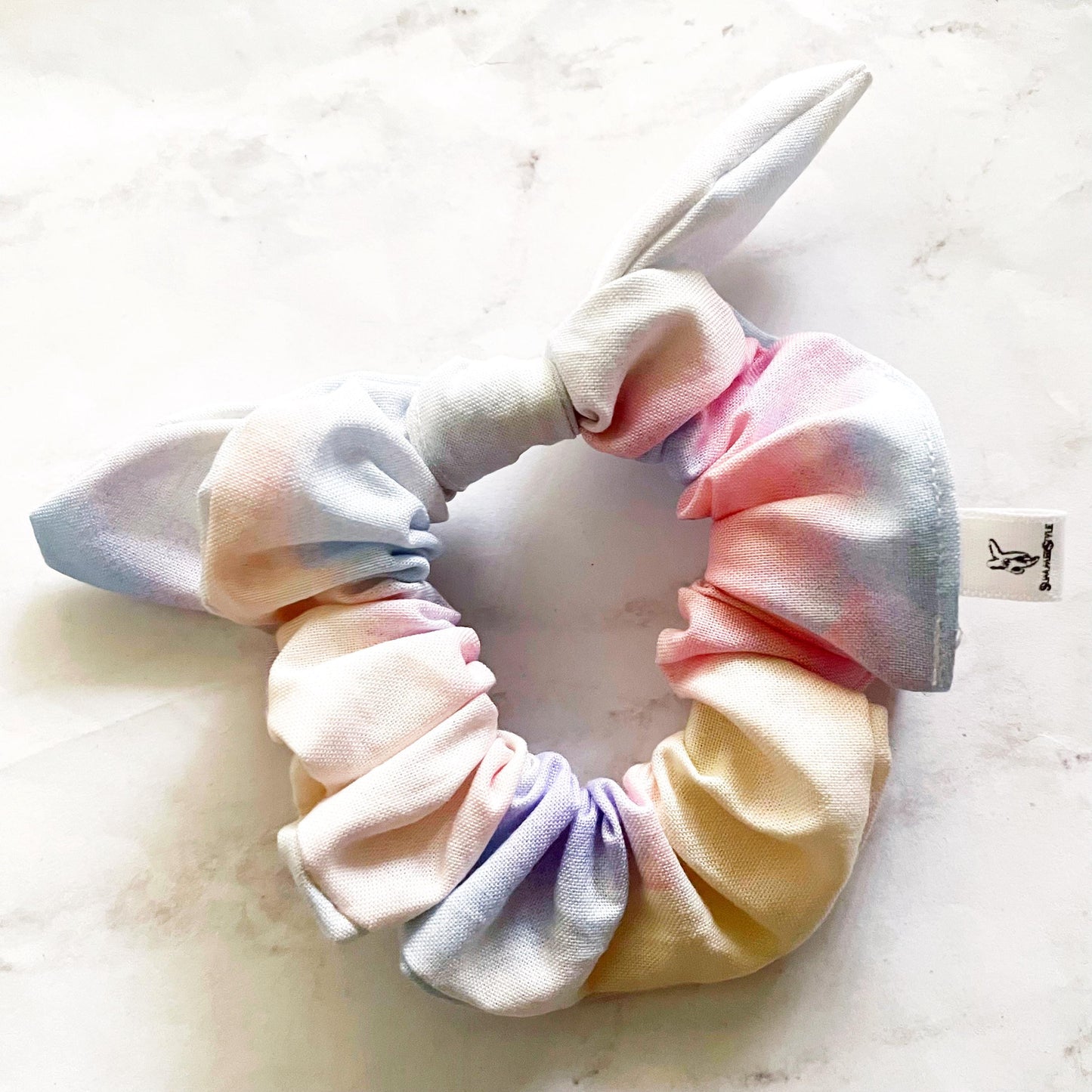 Lover Bow Scrunchie, Pastel Hair Accessories, Bow Hair Tie, SummerStyle Bracelets