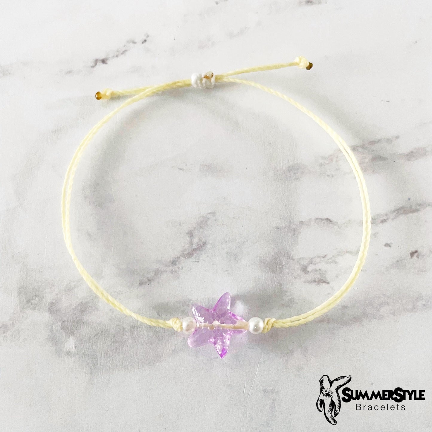 Mermaid Dreams Adjustable Waterproof Bracelet Set, Seashell Bracelets, Surf Jewelry, SummerStyle Bracelets