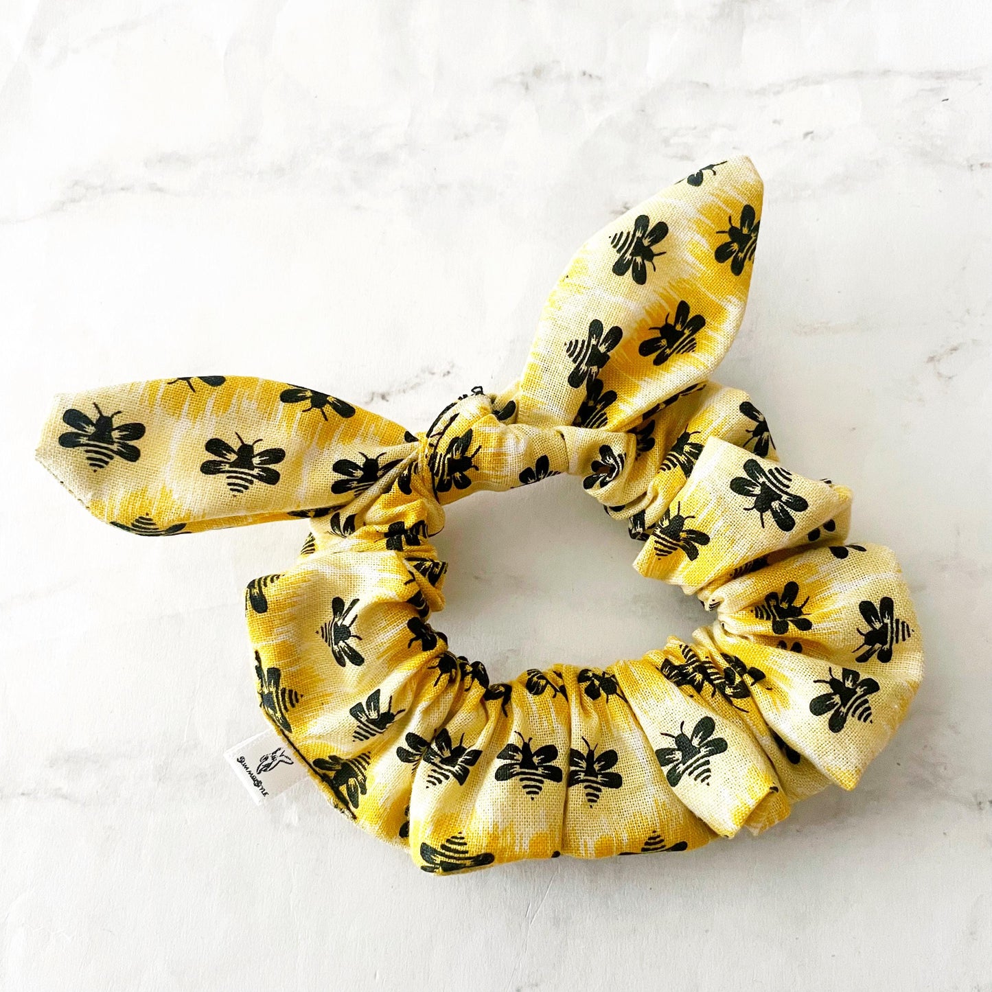 Black Bee Bow Scrunchie, Hair Accessories, SummerStyle Bracelets