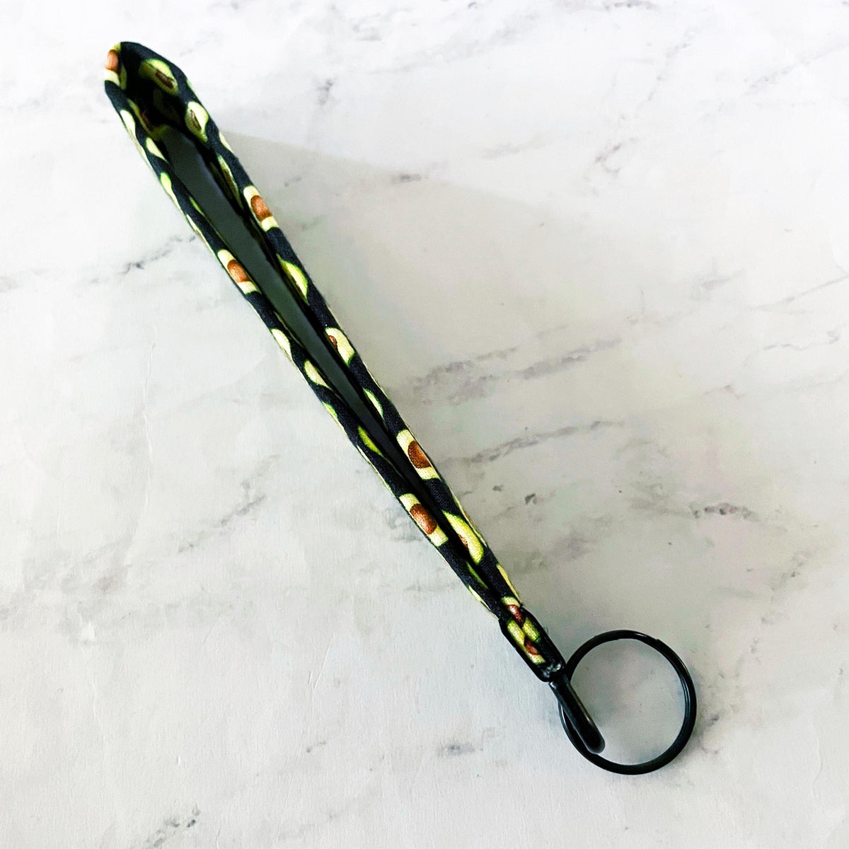 It’s an Avocado Key Fob Wristlet, 6.5in Wristlet Lanyard, Keychain Wristlet, Handmade Lanyard, SummerStyle Bracelets