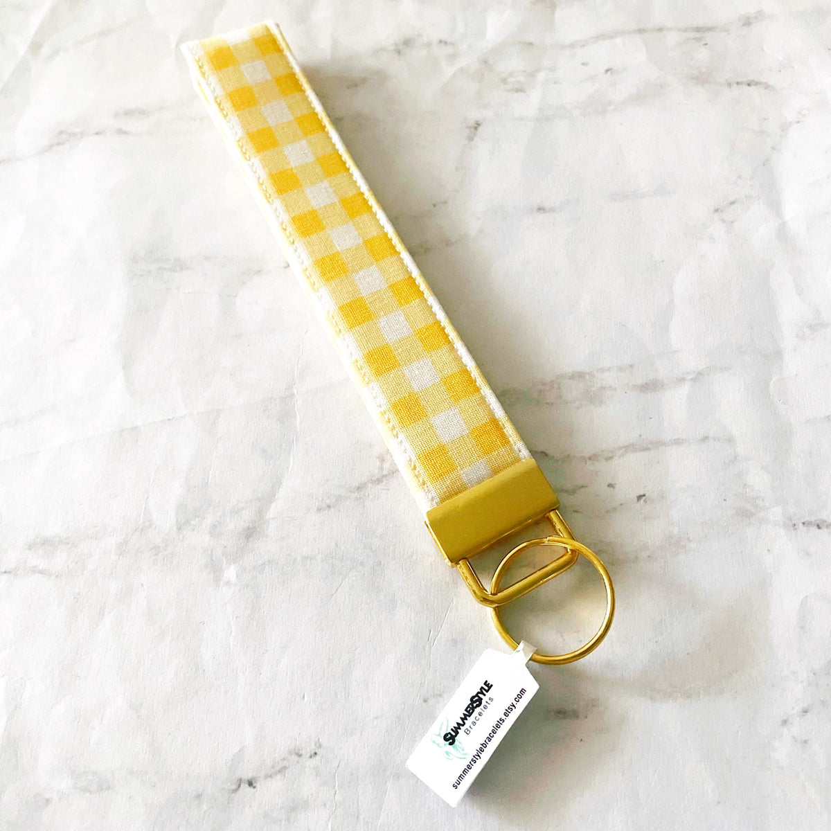 Black & White Checkered Key Fob Wristlet, 6.5in Wristlet Lanyard, Keychain Wristlet, Handmade Lanyard, SummerStyle Bracelets