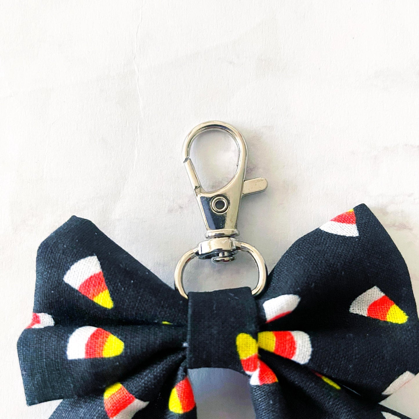 Bats & Candy Corn Mini Bow Bag Charm, Bow Keychain, Girly Halloween, SummerStyle Bracelets