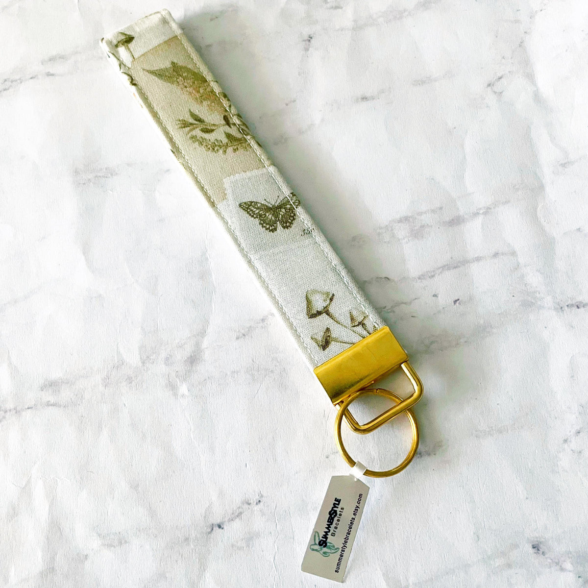 Midnight Mushroom Key Fob Wristlet, 6.5in Wristlet Lanyard, Keychain Wristlet, Handmade Lanyard, Mushroom Gift, SummerStyle Bracelets