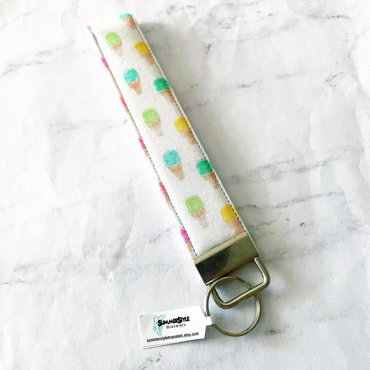 Gummy Bear Key Fob Wristlet, 6.5in Wristlet Lanyard, Keychain Wristlet, Handmade Lanyard, SummerStyle Bracelets