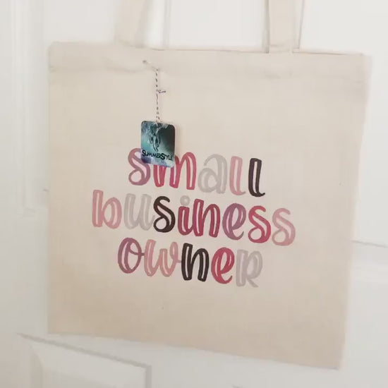 Small Business Owner Classic Canvas Tote Bag, Small Business Owner Swag, Canvas Tote, Happy Mail Bag, SummerStyle Bracelets