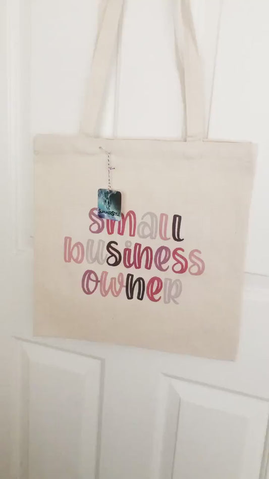 Small Business Owner Classic Canvas Tote Bag, Small Business Owner Swag, Canvas Tote, Happy Mail Bag, SummerStyle Bracelets