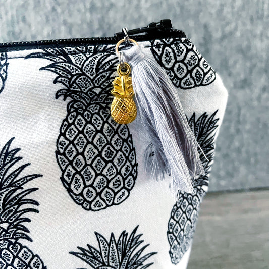 Pineapple Zipper Makeup Bag, Zipper Pouch, Cosmetics Bag, SummerStyle Bracelets